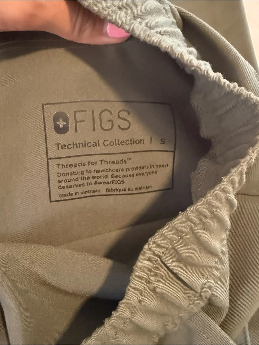 FIGS Tansen Joggers Moss Green Small
